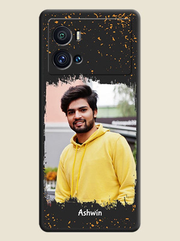 Custom Spray Free Design on Photo on Space Black Soft Matte Phone Cover - iQOO 9 Pro 5G