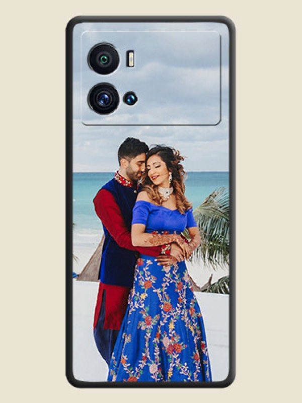 Custom Full Single Pic Upload On Space Black Personalized Soft Matte Phone Covers -Iqoo 9 Pro 5G