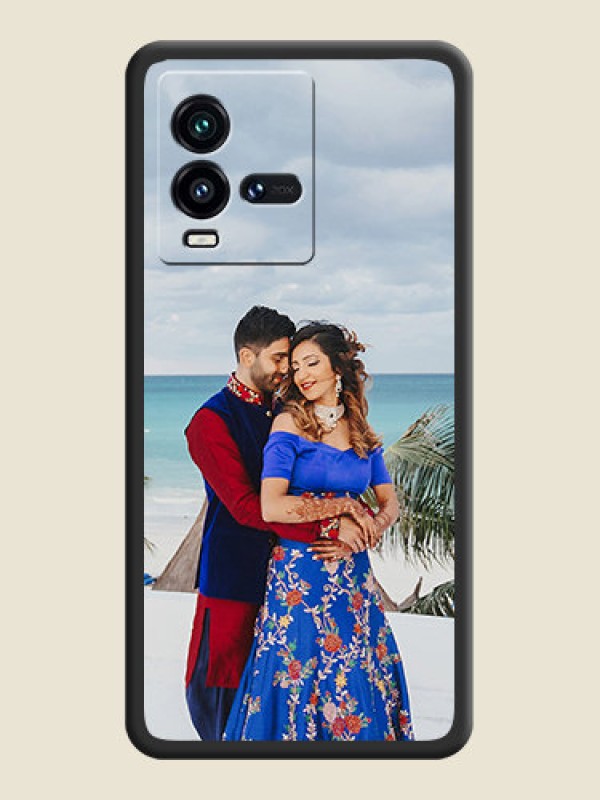Custom Full Single Pic Upload On Space Black Personalized Soft Matte Phone Covers -Iqoo 9T 5G