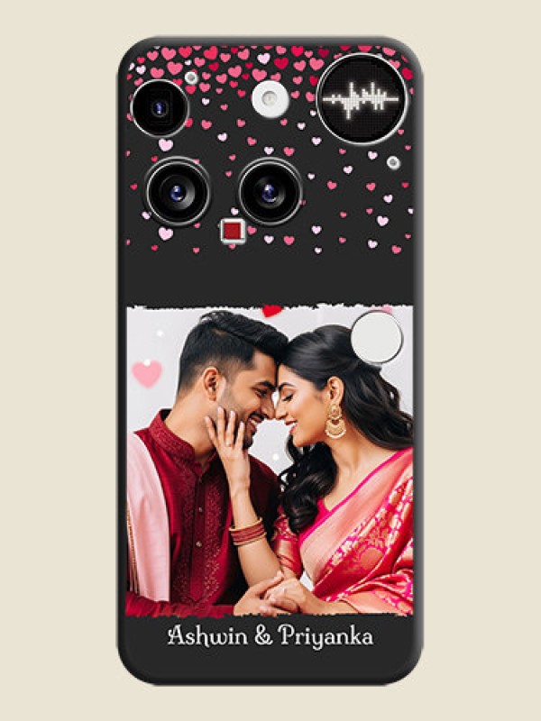 Custom Fall in Love with Your Partner on Photo On Space Black Custom Soft Matte Mobile Back Cover - Nothing Phone 3 5G