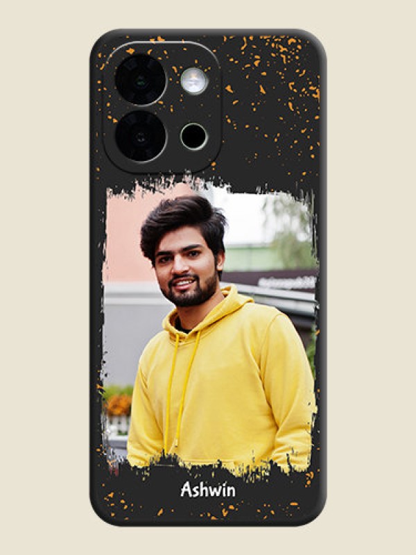 Custom Spray Free Design on Photo On Space Black Custom Soft Matte Mobile Back Cover - OnePlus 13s 5G