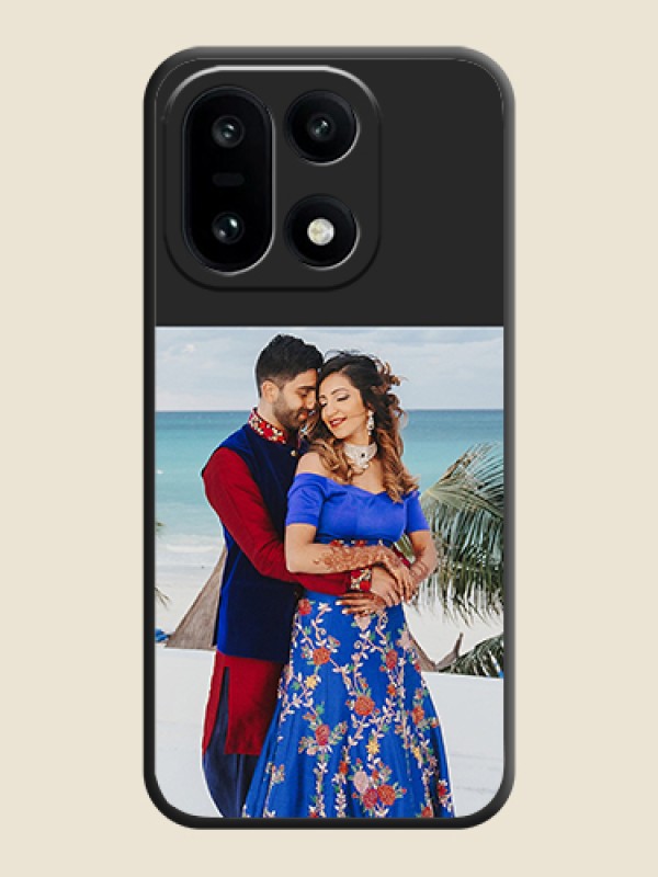 Custom Image Upload With Space Black Color On Custom Soft Matte Mobile Back Cover - OnePlus 15 5G