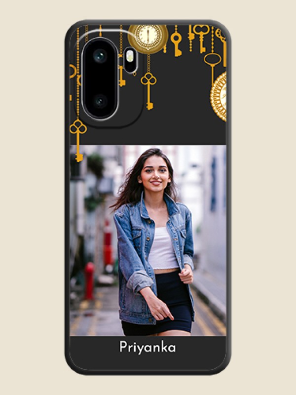 Custom Decorative Design with Text On Space Black Custom Soft Matte Mobile Back Cover - OnePlus 15R 5G