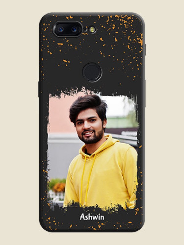 Custom Spray Free Design - Photo on Space Black Soft Matte Phone Cover - OnePlus 5T