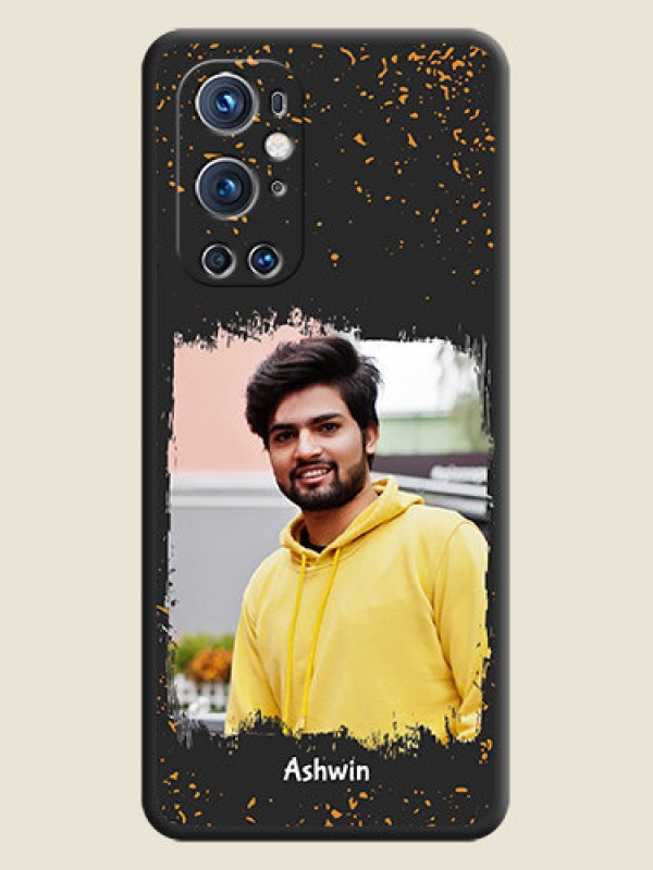 Custom Spray Free Design on Photo on Space Black Soft Matte Phone Cover - Oneplus 9 Pro 5G