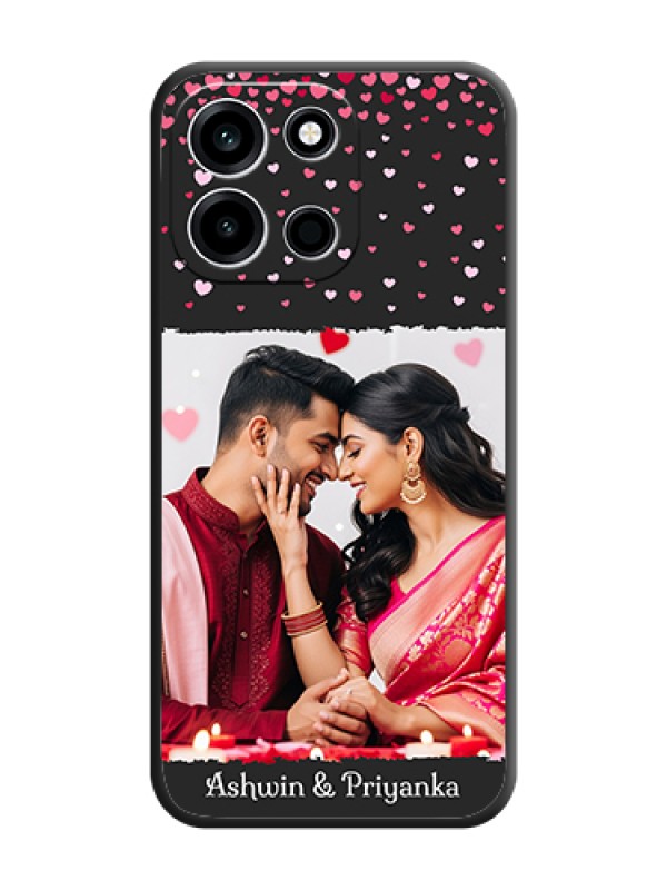 Custom Fall in Love with Your Partner on Photo On Space Black Custom Soft Matte Mobile Back Cover - OnePlus Nord 6 5G