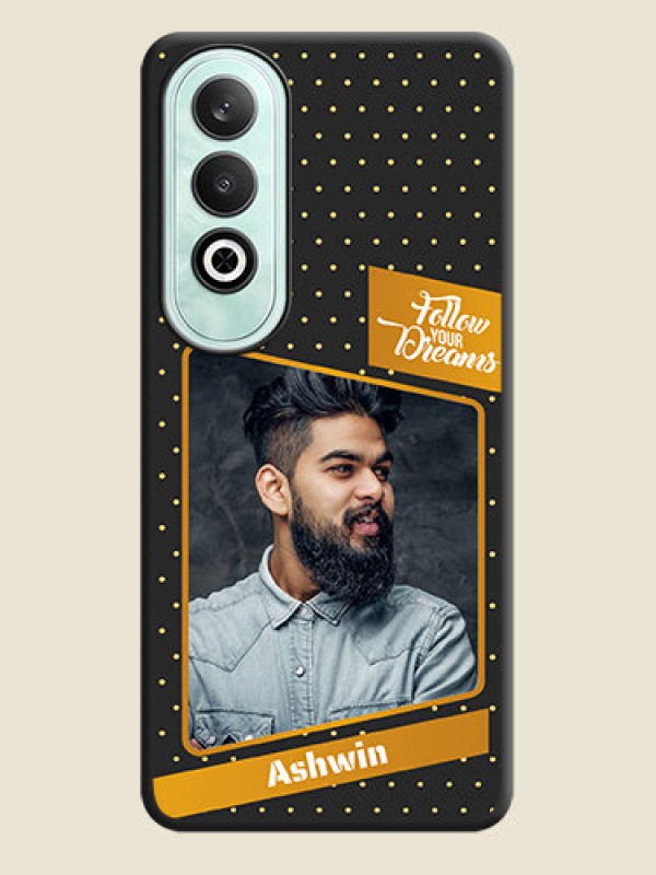 Custom Follow Your Dreams with White Dots on Space Black Custom Soft Matte Phone Cases - OnePlus Nord CE 4
