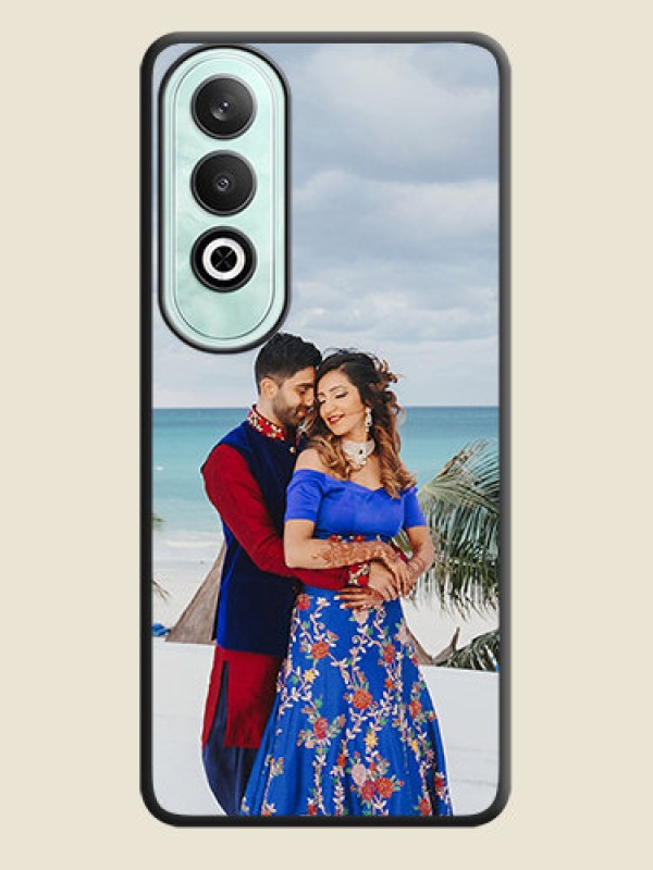 Custom Full Single Pic Upload On Space Black Personalized Soft Matte Phone Covers - OnePlus Nord CE 4