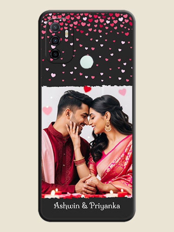 Custom Fall in Love with Your Partner  on Photo on Space Black Soft Matte Phone Cover - Oppo A53 2020