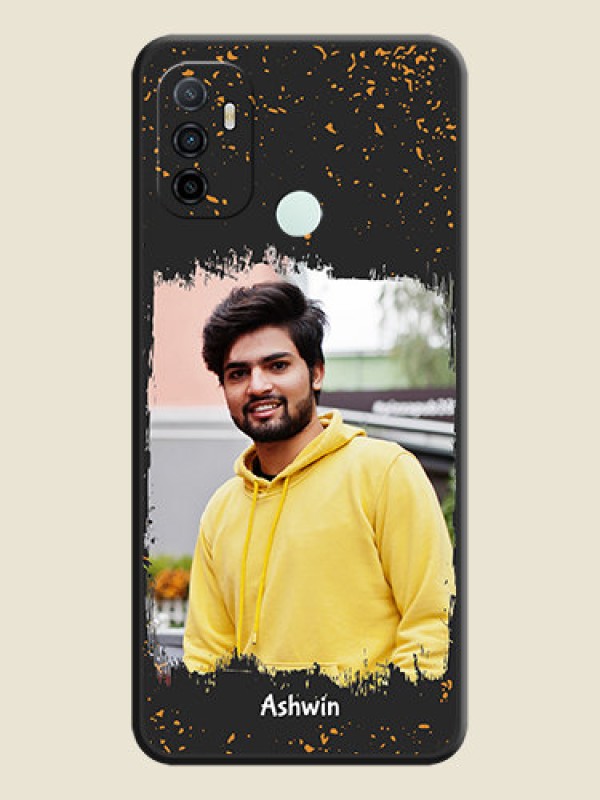 Custom Spray Free Design on Photo on Space Black Soft Matte Phone Cover - Oppo A53 2020