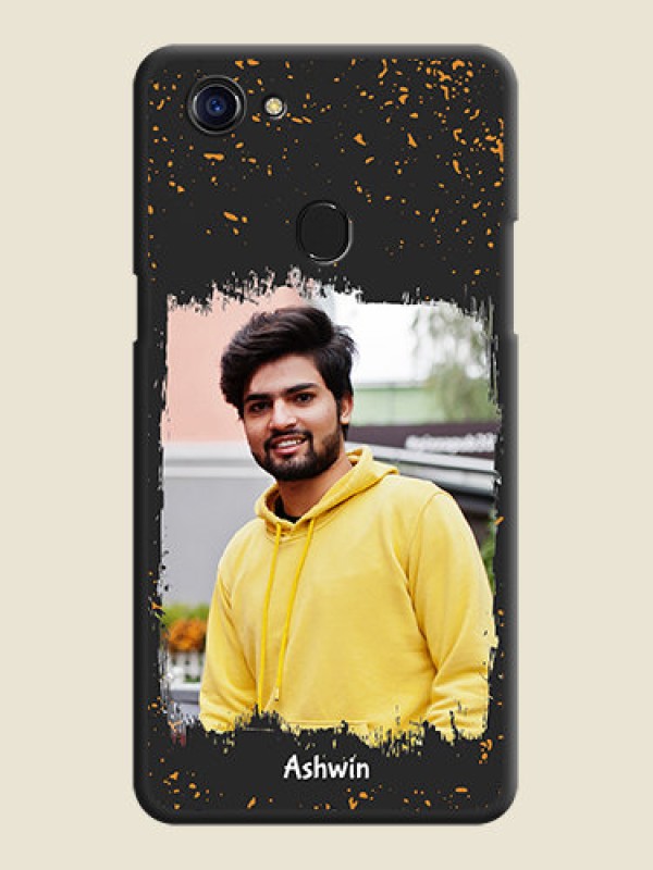 Custom Spray Free Design on Photo on Space Black Soft Matte Phone Cover - Oppo F5
