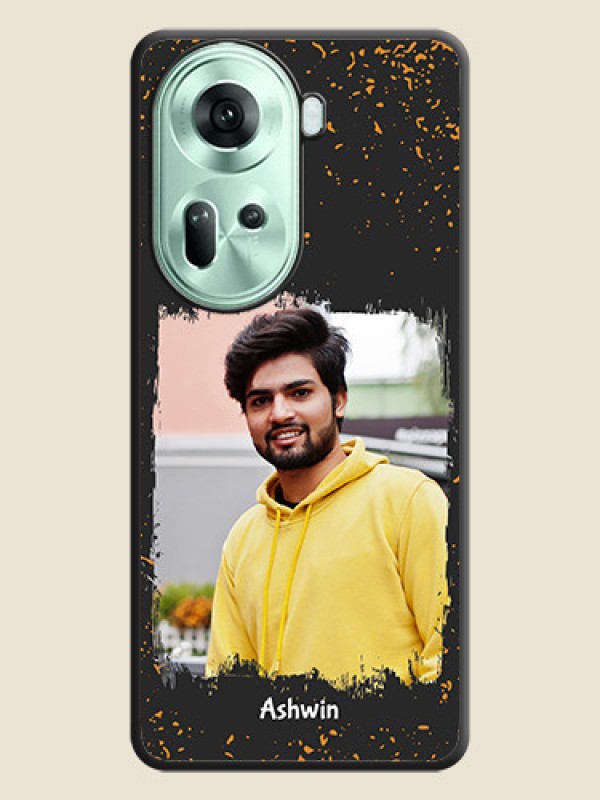 Custom Spray Free Design - Photo on Space Black Soft Matte Phone Cover - Reno 11 5G