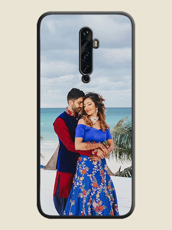 Custom Full Single Pic Upload On Space Black Personalized Soft Matte Phone Covers -Oppo Reno 2F
