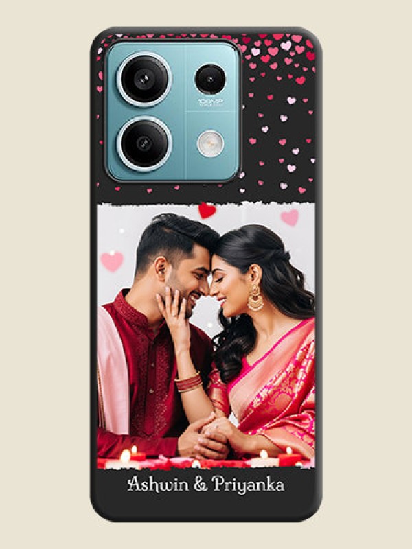 Custom Fall in Love with Your Partner - Photo on Space Black Soft Matte Phone Cover - Poco X6 Neo 5G