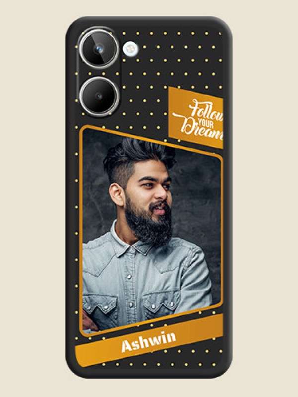 Custom Follow Your Dreams with White Dots on Space Black Custom Soft Matte Phone Cases - Realme 10 Pro 5G
