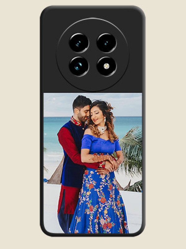 Custom Image Upload With Space Black Color On Custom Soft Matte Mobile Back Cover - Realme 13 Pro Plus 5G