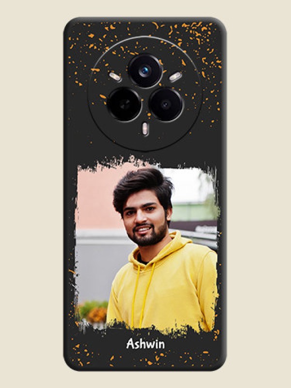 Custom Spray Free Design on Photo On Space Black Custom Soft Matte Mobile Back Cover - Realme 14 Pro 5G