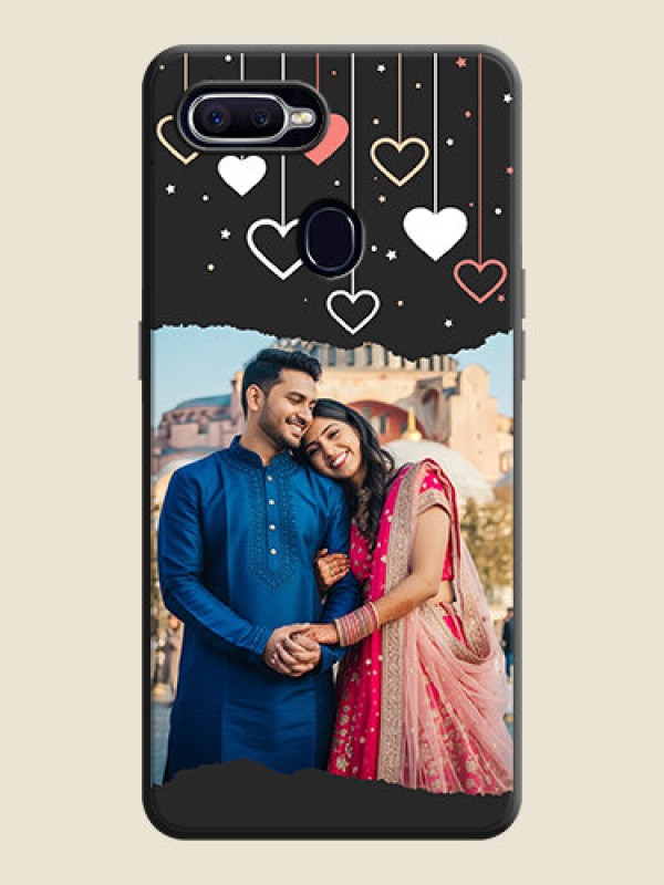 Custom Love Hangings with Splash Wave Picture on Space Black Custom Soft Matte Phone Back Cover - Realme 2 Pro