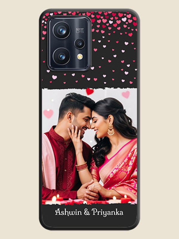 Custom Fall in Love with Your Partner  on Photo on Space Black Soft Matte Phone Cover - Realme 9 4G