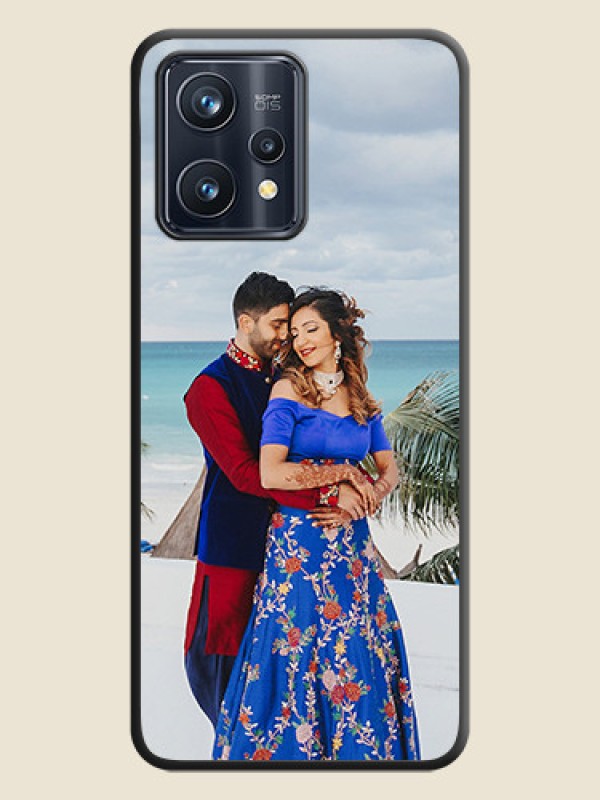 Custom Full Single Pic Upload On Space Black Personalized Soft Matte Phone Covers -Realme 9 4G