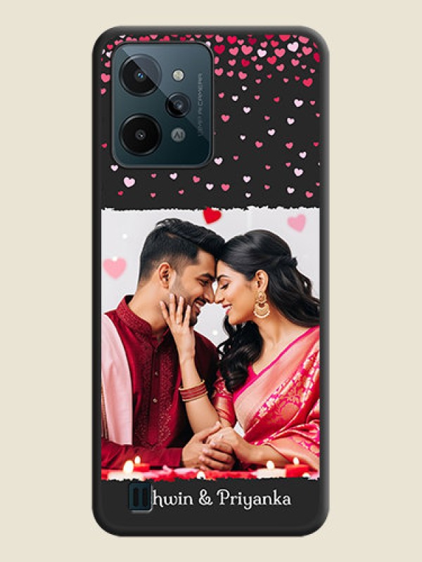 Custom Fall in Love with Your Partner  on Photo on Space Black Soft Matte Phone Cover - Realme C31