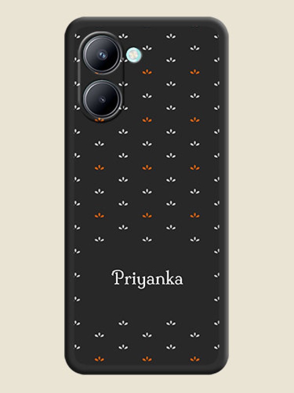 Custom Simple Pattern With Custom Text On Space Black Personalized Soft Matte Phone Covers -Realme C33