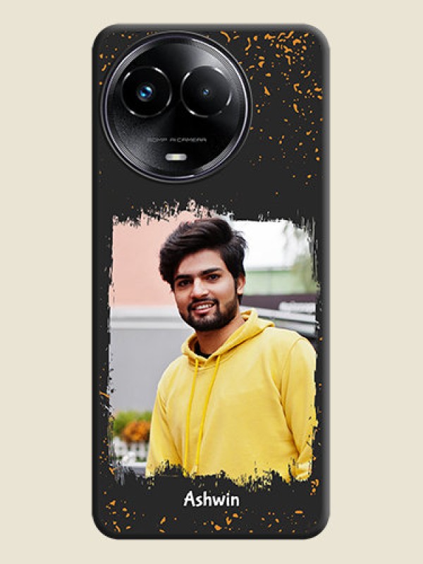Custom Spray Free Design - Photo on Space Black Soft Matte Phone Cover - Realme C67 5G
