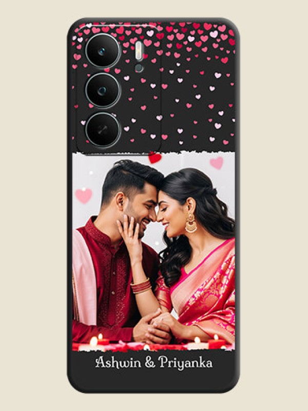 Custom Fall in Love with Your Partner on Photo On Space Black Custom Soft Matte Mobile Back Cover - Realme C71 5G