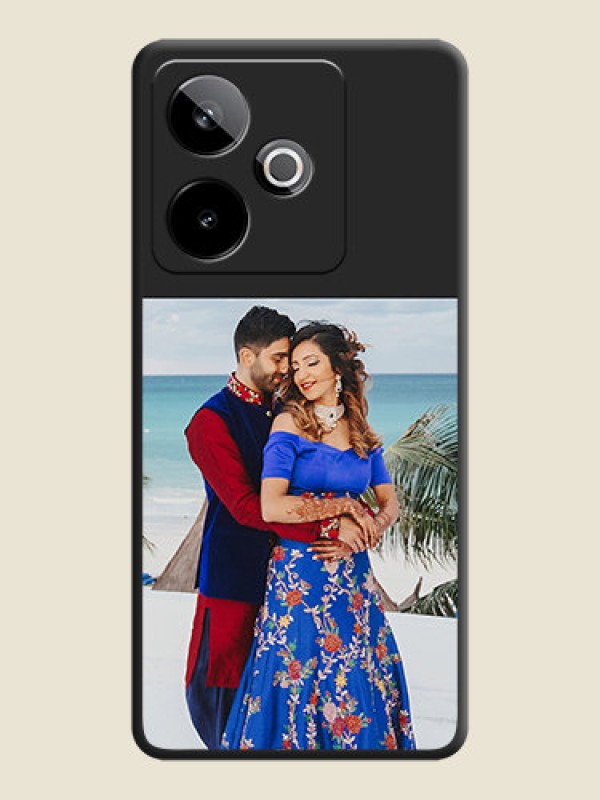 Custom Image Upload With Space Black Color On Custom Soft Matte Mobile Back Cover - Realme Gt 7 5G