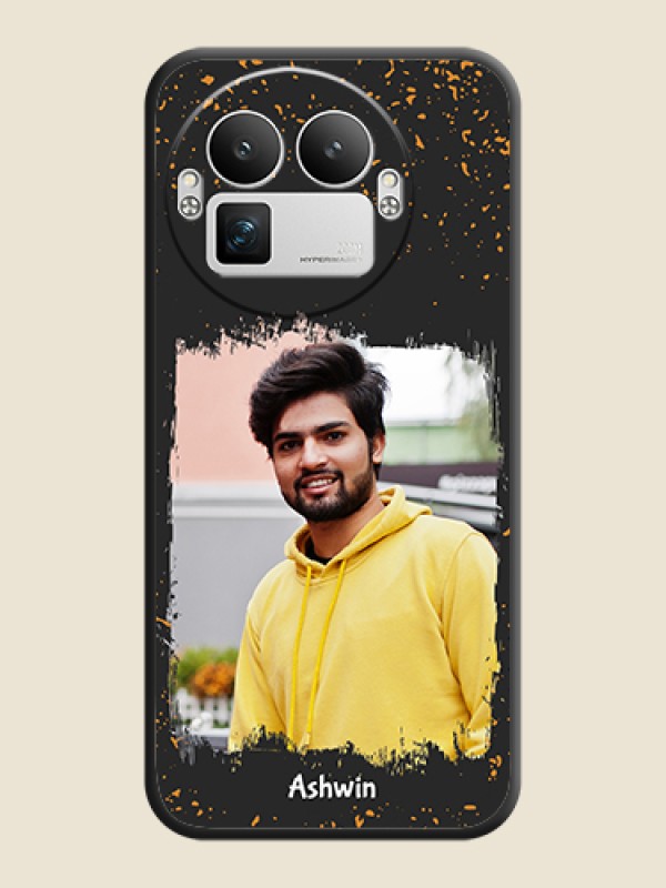 Custom Spray Free Design on Photo On Space Black Custom Soft Matte Mobile Back Cover - Realme GT 8 Pro