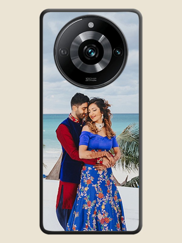 Custom Full Single Pic Upload On Space Black Personalized Soft Matte Phone Covers - Narzo 60 Pro 5G