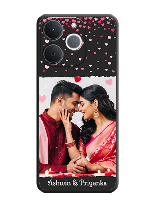 Custom Fall in Love with Your Partner on Photo On Space Black Custom Soft Matte Mobile Back Cover - Realme Narzo 80 Lite 4G