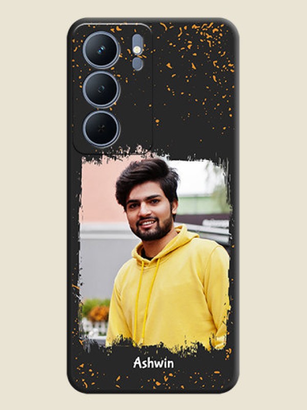 Custom Spray Free Design on Photo On Space Black Custom Soft Matte Mobile Back Cover - Narzo 80x 5G