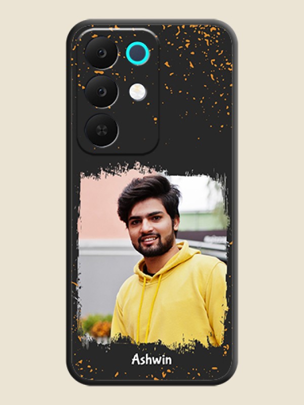 Custom Spray Free Design on Photo On Space Black Custom Soft Matte Mobile Back Cover - Realme Narzo 90x 5G