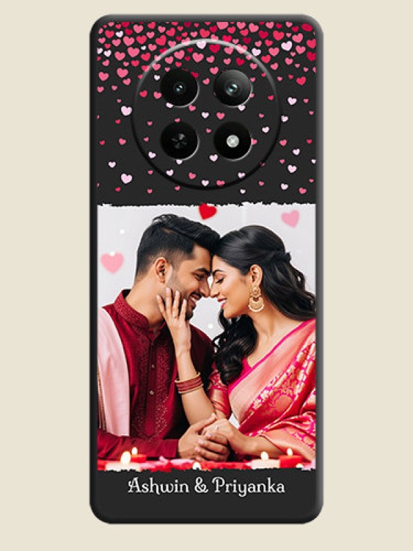 Custom Fall in Love with Your Partner - Photo on Space Black Soft Matte Phone Cover - Realme Narzo N65 5G