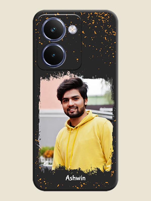 Custom Spray Free Design on Photo On Space Black Custom Soft Matte Mobile Back Cover - Realme P3 Ultra 5G