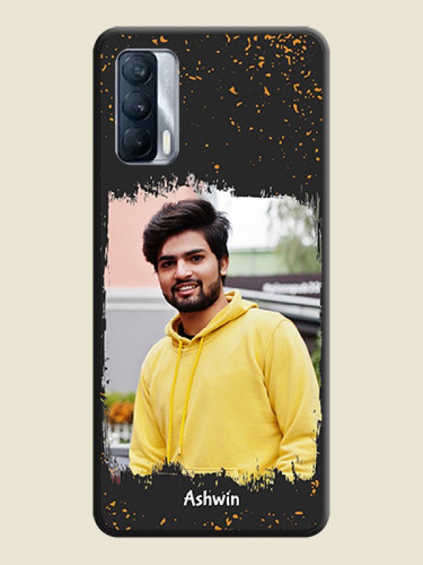 Custom Spray Free Design on Photo on Space Black Soft Matte Phone Cover - Realme X7