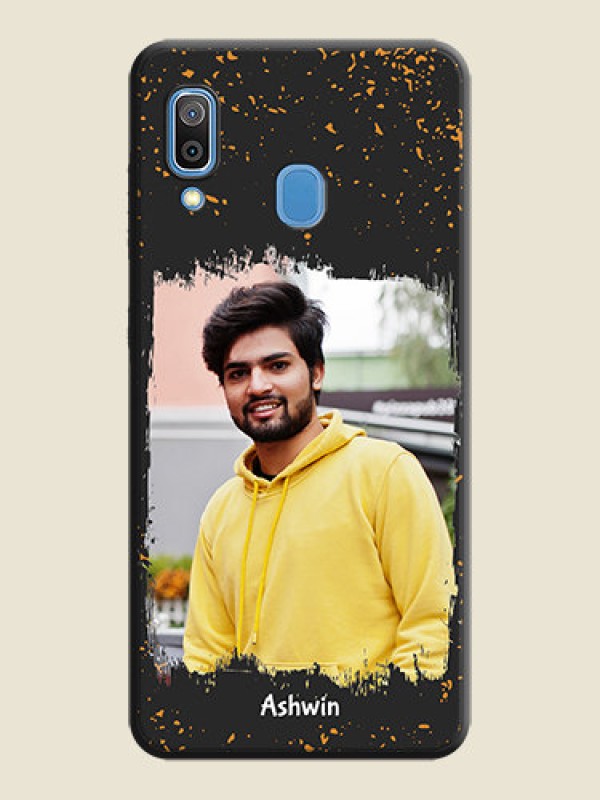 Custom Spray Free Design - Photo on Space Black Soft Matte Phone Cover - Galaxy A30
