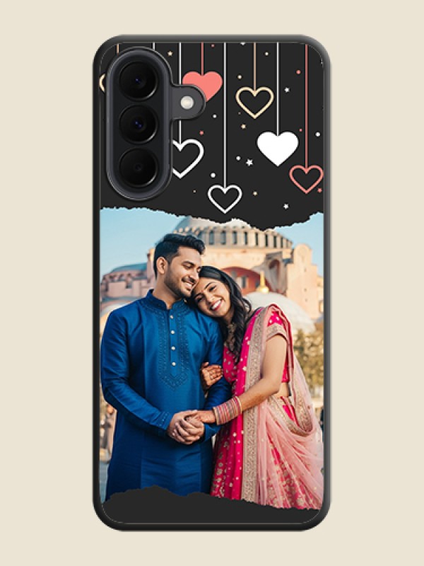 Custom Love Hangings with Splash Wave Picture On Space Black Custom Soft Matte Mobile Back Cover - Samsung Galaxy A37 5G