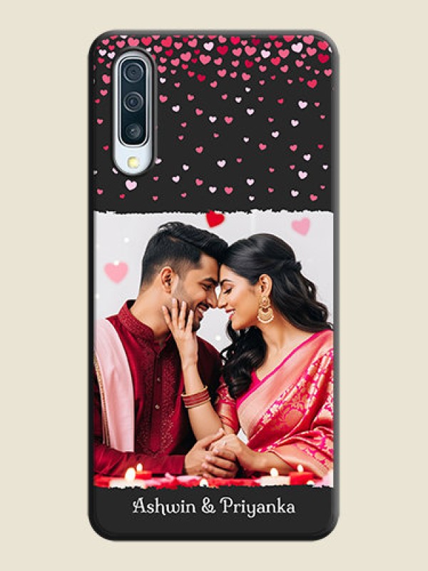 Custom Fall in Love with Your Partner  - Photo on Space Black Soft Matte Phone Cover - Galaxy A50
