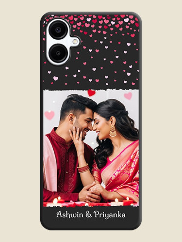 Custom Fall in Love with Your Partner on Photo On Space Black Custom Soft Matte Mobile Back Cover - Galaxy F06
