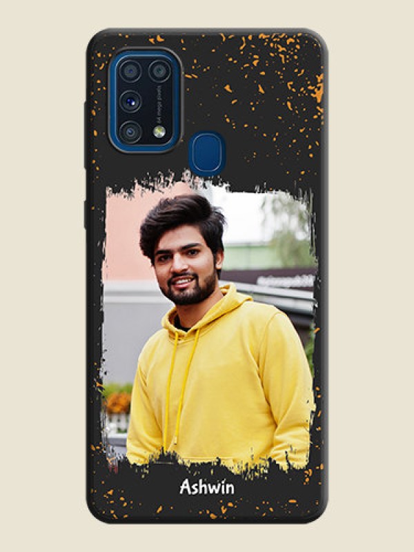 Custom Spray Free Design - Photo on Space Black Soft Matte Phone Cover - Galaxy M31