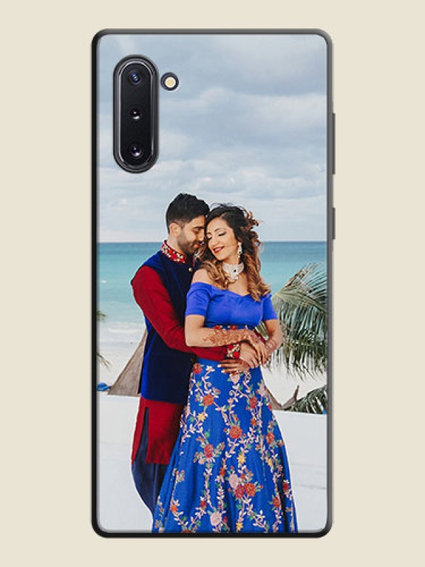 Custom Full Single Pic Upload On Space Black Personalized Soft Matte Phone Covers -Samsung Galaxy Note 10