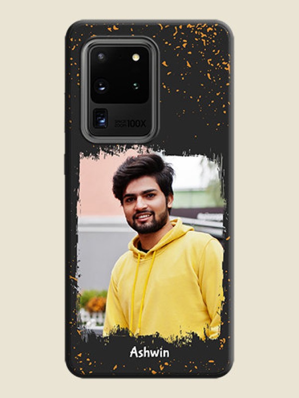 Custom Spray Free Design - Photo on Space Black Soft Matte Phone Cover - Galaxy S20 Ultra
