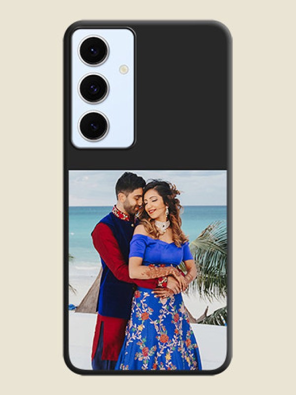 Custom Image Upload With Space Black Color On Custom Soft Matte Mobile Back Cover - Samsung Galaxy S24 Fe 5G