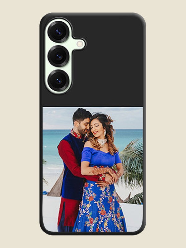 Custom Image Upload With Space Black Color On Custom Soft Matte Mobile Back Cover - Samsung Galaxy S25 Plus 5G