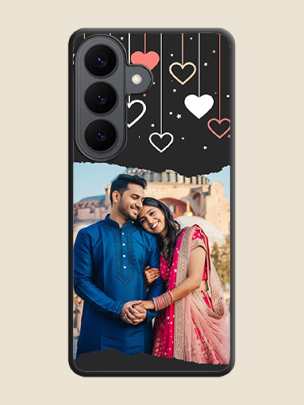 Custom Love Hangings with Splash Wave Picture On Space Black Custom Soft Matte Mobile Back Cover - Samsung Galaxy S26 5G