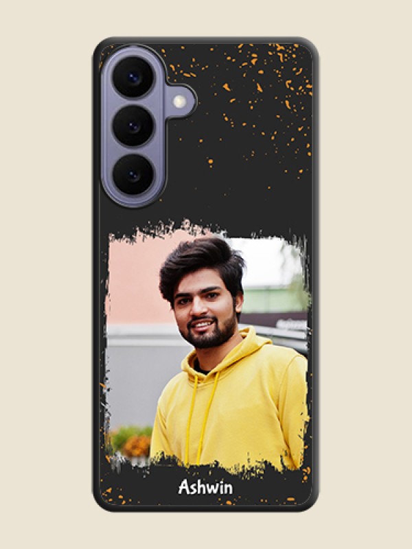 Custom Spray Free Design on Photo On Space Black Custom Soft Matte Mobile Back Cover - Samsung Galaxy S26 Plus 5G