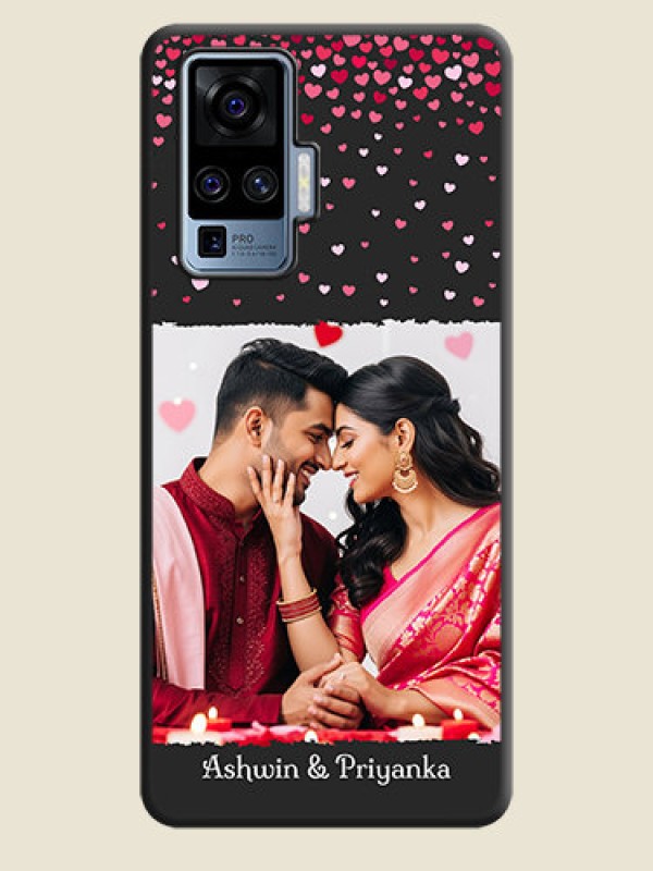 Custom Fall in Love with Your Partner  - Photo on Space Black Soft Matte Phone Cover - Vivo X50 Pro 5G