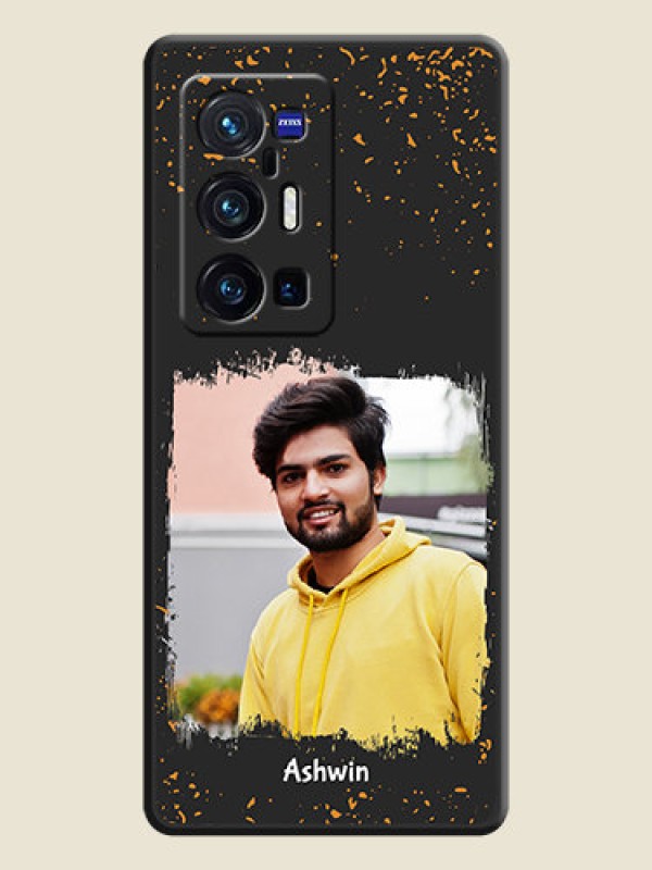 Custom Spray Free Design on Photo on Space Black Soft Matte Phone Cover - Vivo X70 Pro Plus 5G